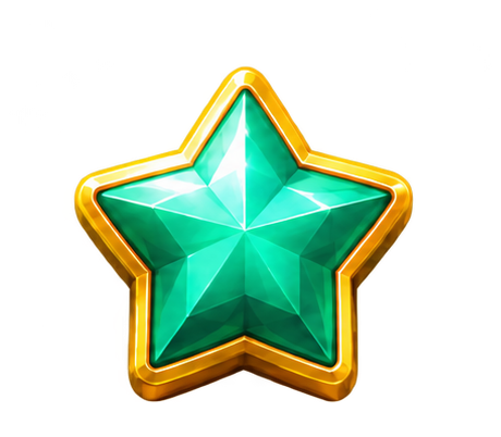 Turquoise star candy