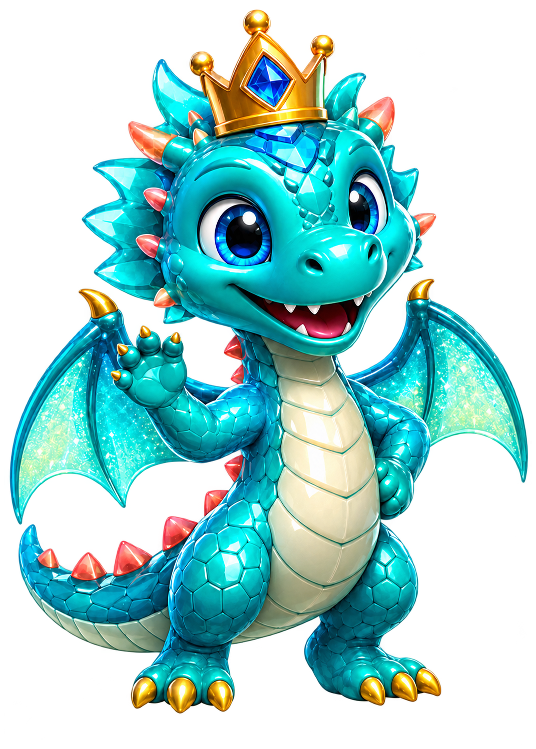 The playful Candy Dragon